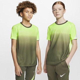 Top Nike Dri-FIT Academy Maneca Scurta Football Baieti Verzi Albi | TWDY-91630